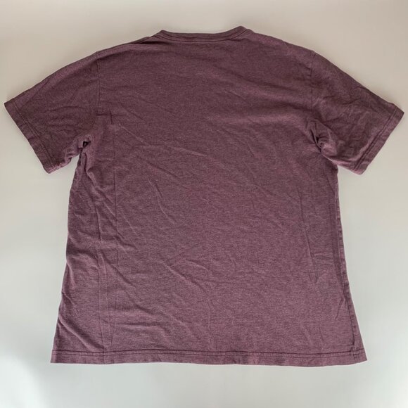 Travis Mathew Golf Burgundy Life Champion Short Sleeve Crewneck Shirt Mens XL - Picture 4 of 4